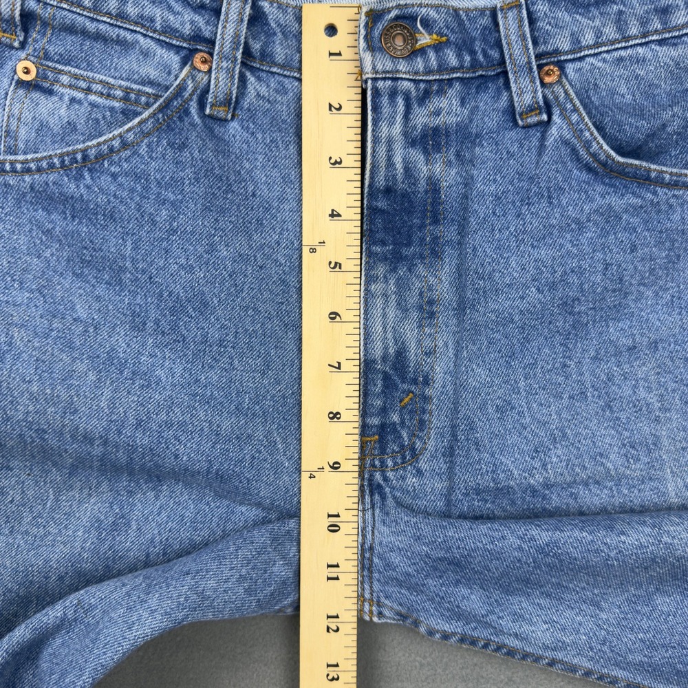 Vintage Levis 509 Orange Tab Mens 34x34 Light Wash Straight Leg Made in USA - Picture 9 of 11